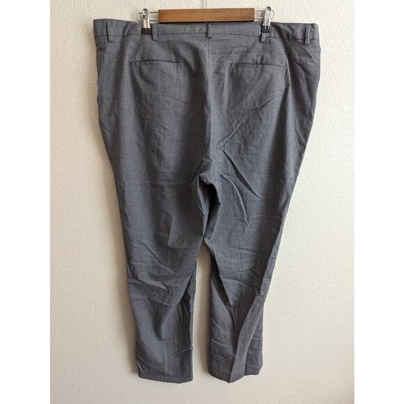 Design Collective Womens Sz 20W Straight Leg Dress Pants Light Gray - Picture 2 of 4